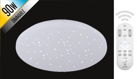 LED 90W/kruh,nadsadené-stars/RC/stmiev.,LC813S