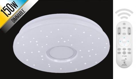 LED 150W/kruh,nadsadené-stars/RC/stmiev.,LC814U