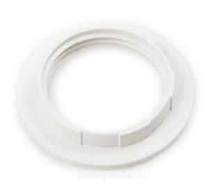 Krúžok E27 plast biela,BH411
