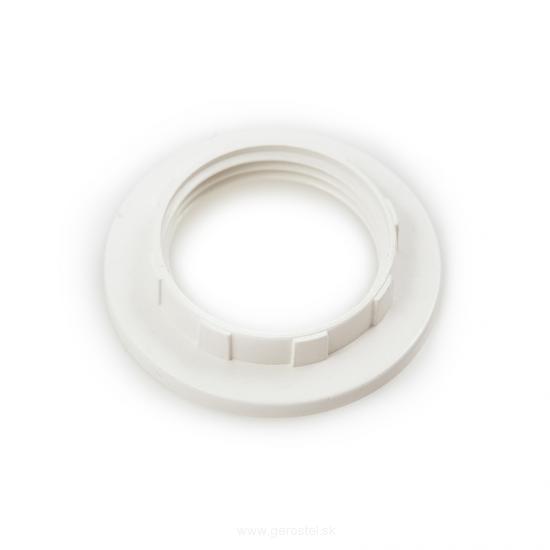 Krúžok E14 plast biela,BH412