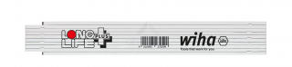 4102001, 2 m biely skladací meter Longlife Plus 15mm
